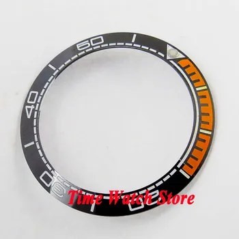 39,9 мм висок клас нажежен точков черно и оранжево керамични bezel за 43 мм SUB мъжки часовник B47
