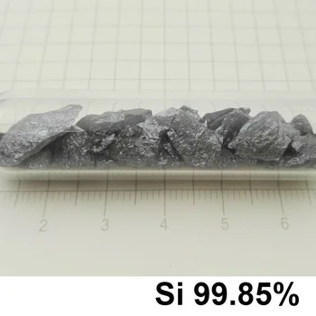 5 грама на един силициев Блок Неметаллический Елементарен Si 99,85% Проста Субстанция САМ Хоби Дисплей Елемент Колекция