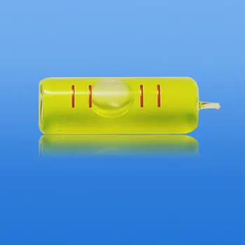 7*22 мм, 6 '/2 mm Тънки Транспортир Специален стъклен Цилиндричен флакон с алкохолно ниво Аксесоари за измерване на уреда