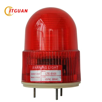 LTE-5105 Led Сигнална Лампа AC220V Индустриалната Работилница на Спешна Стробоскоп Фар Спасителна Лампа 12V 220V Червена Жълта Светлина