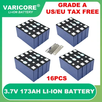 16шт 3,7 В 173Ah Литиева батерия голям единичен елемент на захранването за 3s 10s 12v 24v 36v електрически автомобил Автономен Слънчев Вятър Данък Безплатно