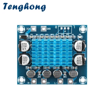 Такса Усилвател на мощност на звука Tenghong клас D Двоен Mp3 30 W * 2 HD Цифров Модул Печалба DC8-26V Заплата Amplificador