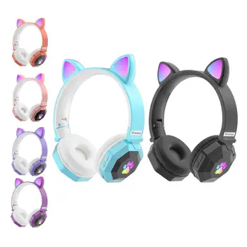 Безжични Слушалки Cat Ear Лека Слушалка с Микрофон за телевизори, Смартфони