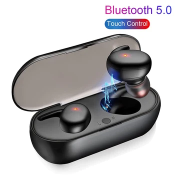 Y30 Bluetooth Слушалка TWS Безжични Слушалки, Мини-втулки Спортни Слушалки Сензорно Управление, Универсални Слушалки С Микрофон