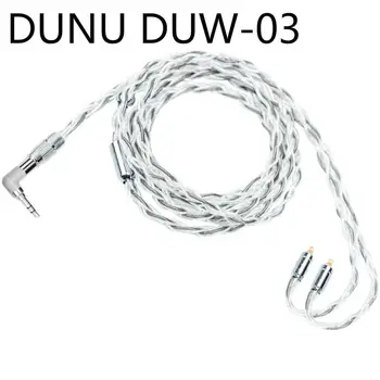 DUNU DUW-03 / DUW03 8 жилки, плетене, състояща се от высокочистого OCC-посеребренного меден литцевого тел / оригиналния кабел Studio SA6