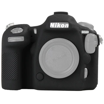 за Nikon D500 Помещение Защитен Калъф За Тялото, Кожата е Мека Силиконова Текстура Личи Калъф за Nikon D500 Чанта За Камера Защитни Капаци