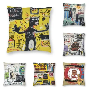Най-добрите Към по-Добро Калъф За Възглавници Жан-Мишел Basquiat Мека Скандинавски Калъфка Начало Декор Разтегателен Стол за Кола Декор Калъфка 40x40