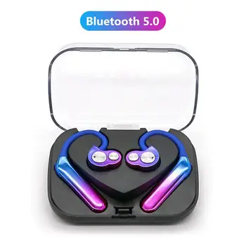 Безжична Bluetooth слушалка X6 TWS, Двустранен Стереонаушная Слушалки 5.0, Спортна Водоустойчив Bluetooth слушалка с едно ухо