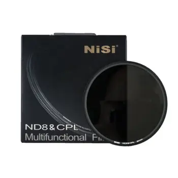 2В1 NiSi 82 мм ND8 и CPL Кръгла издаде лицензия за същата дейност ND Филтър за Canon EOS 5D III II Nikon D750 D610 D7000 D5100 82 mm ОБЕКТИВ