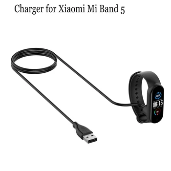 50 см Зарядно Устройство Кабел-Адаптер За Xiaomi Mi Band 5 смарт гривна гривна За Mi Band 5 Магнитен Кабел за зареждане USB Зарядно Устройство Тел
