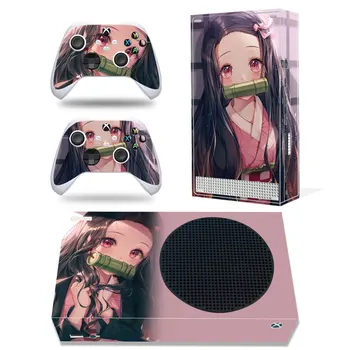Секси дизайн момичета за Xbox серия S Стикер на кожата Калъфче за конзолата Xbox серия s и 2 контролери