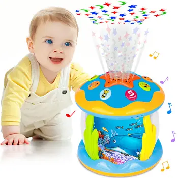 Детски Играчки Океана Въртящи се Бебешки Музикални Играчки Детски Светещи Играчки Детски Подарък за Деца