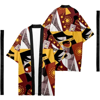 Мъжки японското традиционно етническа дълго кимоно, жилетка, женско кимоно с поп-модел, риза-кимоно, яке юката, 1 3