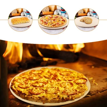 13-инчов Кръгла Тава За Печене на Пица С Незалепващо Покритие, Форма За Печене на Пица, Кухненски Прибори, Съдове