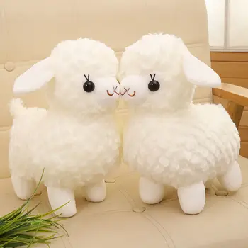 Играчки Кукли Малките Овце Меки и Меки Плюшени Животни Забавна Кукла Моделиране Агне за Деца Детски Подаръци