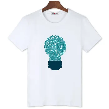 2022 добра идея тениска креативна крушка печат мъжка тениска готина лятна риза в стил хип-хоп оригинална риза мъжки poleras hombre