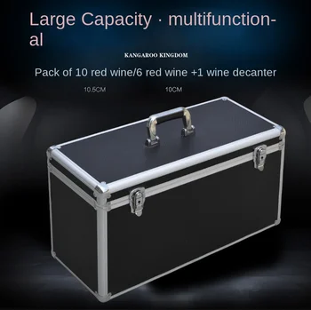 Алуминиева Кутия За Съхранение На Инструменти, Многофункционален Калъф За Съхранение, Заключващи Се Кутии За Съхранение, Контейнер Голям/Среден/Малък Размер, С Дръжки