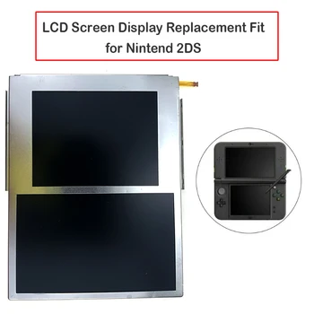 Преносим екран за 2DS LCD Дисплей Горната и долната част на замяна за част от 2DS ОРИГИНАЛА, без дефектен пиксел