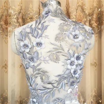 3d цвете формовани кръпка апликация на шевни аксесоари лепенки за декорация на сватбена вечерна рокля дрехи