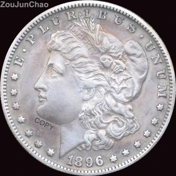 Съединените Щати 1896 Долар Морган 90% Сребро Висококачествено Копие на Монети Можете да Изберете всяка година