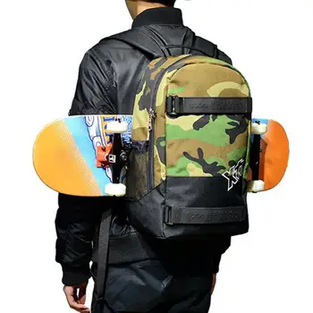 40% Дропшиппинг!!Чанта за Скейтборд Регулируема Презрамка с Цип Полиестер Голям Капацитет Пътна Чанта за Лаптоп за Пътуване