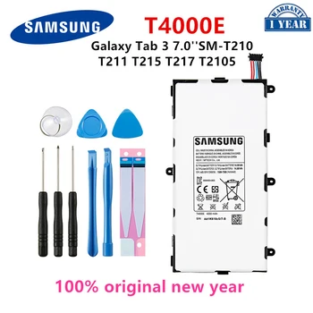 Оригинален Таблет SAMSUNG T4000E Батерия 4000 mah За Samsung Galaxy Tab 3 7,0 T211 T210 T215 T217A T210R T2105 P3210 P3200 + Инструменти