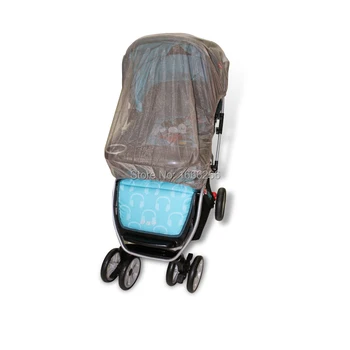 Mosquito net от радиационна защита 100% плат от сребро влакна за детска количка Може да се пере
