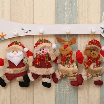 Коледен Начало Декор Висящи Украшения Кукли Коледни Украси Коледни Висящи Украшения Enfeites De Natal Детски Играчки