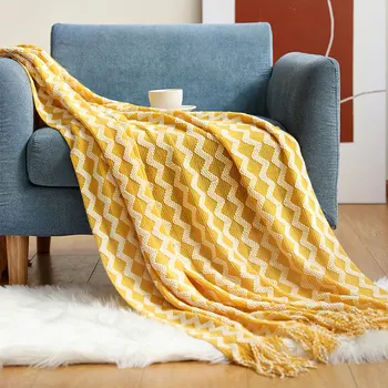 Нова вълна разтегателен кърпа одеяло плътен сън домашен калъф кърпи възрастен едноспален разтегателен диван за носене на едро FG119