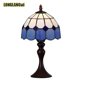 Осветителни тела Средиземноморската лампа минималистичен нощна лампа за спалня с димер Европейските творчески малки настолни лампи, настолни лампи