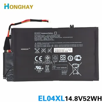 Оригинална батерия за лаптоп HONGHAY EL04XL за HP TPN-C102 Envy 4-1150er 4-1151er 4-1007TX 4-1008tx 4-1004TX 4-1005TX HSTNN-IB3R