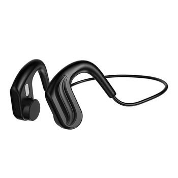 Слушалки С Костна Проводимост Безжична Bluetooth Слушалка за MP3 Вграден Микрофон, IP68 Водоустойчив Слушалки За Практикуване на Плуване