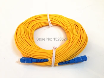 Безплатна доставка SM SX 3 мм, 50 м 9/125 50 м Оптичен кабел SC/UPC-SC/UPC Оптичен Пач кабел