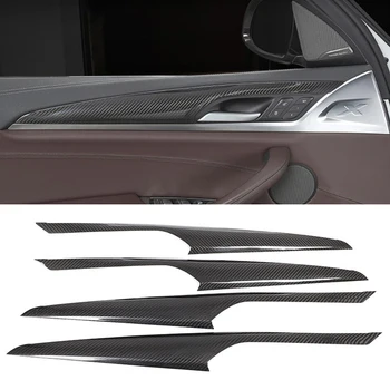 ABS/Тампон Върху Вътрешната Дверную Панел От Настоящия карбон За BMW X3 G01 X4 G02 2018-2022, Аксесоари за интериора на Колата