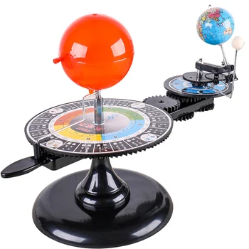 DIY Модел на Слънчевата Система Глобус Земя S-un Луната Орбита и Планетариум Образователен модул за Обучение Инструмент Астрономия Научен Комплект за Бебе