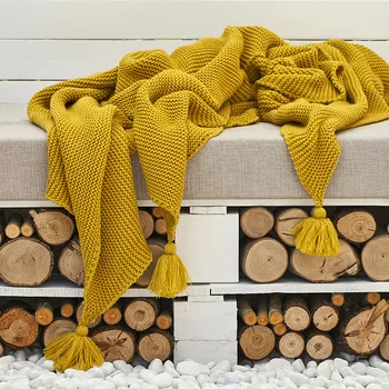 Директна доставка на 130*160 см Климатик Пътното Одеяло Вязаное Одеало за Легло Калъф за Дивана Домашен Текстил Наметала Одеяло