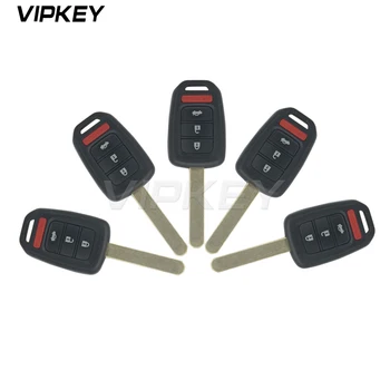 Remotekey 5 бр. MLBHLIK6-1T дистанционно управление глава на ключ за кола във формата на миди 4 бутона HON66 нож за Honda CRV Civic Accord 2014 2015