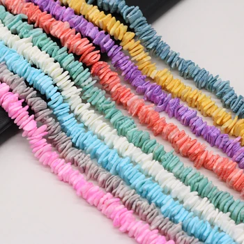 12 Цвята Сладководни Перли във формата на Миди Естествена Чип Седеф Разделителни Мъниста за Колиета, Гривни Производство на Бижута направи си САМ Аксесоари
