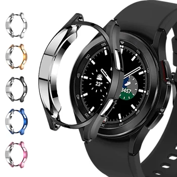 за Samsung Galaxy watch 4 калъф 44 мм 40 мм TPU Покритие на всички около Защитно покритие на екрана броня Galaxy watch 4 класически 46 мм 42 мм