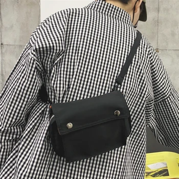 Ежедневни Мъжки Чанти-Месинджър, Модни Проста Многофункционална Чанта През Рамо 2022, Нова Тенденция Однотонная Чанта През Рамо