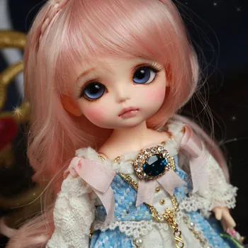 1/8 BJD Кукла BJD/SD Модни Сладка Жълта Щастливата Кукла с Очите си За момиченце, Подарък За Рожден Ден