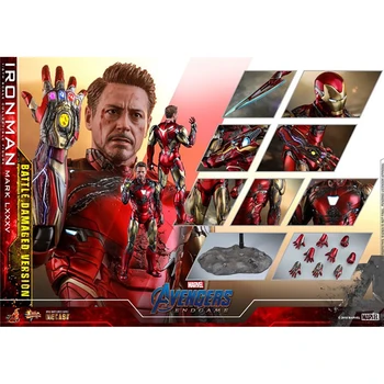 Hottoys 1/6 MMS543 Iron Man Марк 85 Повреден В Битката Версия на Marvel Отмъстителите: Ендшпил HT са подбрани Аниме Фигурка на Екшън играчка