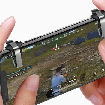 Двойката PUBG Игра Стрелецът S4 Мобилен Телефон, Игрова Задейства Бутон на Огън Целта на Ключ Детска Дръжка L1R1 Контролер За Iphone Xiaomi