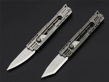 NAITHAWK Tanto Drop Point Blade Кътър Универсален Нож TC21 Титановая Дръжка с Покет Клип EDC Инструмент MT7