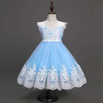 Бебешка рокля на принцеса детско годовалое рокля дантелено рокля за момиченце, бебешка Рокля, Рокля за момичета