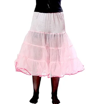 Гореща косплейная пола bellaous чай с дължина 26 инча, дамски долната пола с найлон кокетка, идеален за любовни лекари