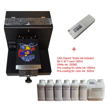 Принтер тениски DTG размер A4 за да отпечатате машина принтер дрехи тъмен-Светъл цвят планшетную