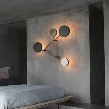 кристалното стенни аплици осветление легло, с монтиран на стената лампа кристални стенни тела въжето стъклена топка коридор, с монтиран на стената лампа, спалня нощни монтиран на стената лампа