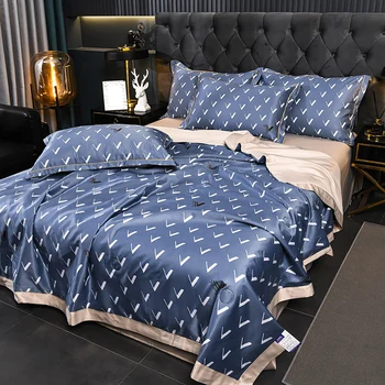 DBL.SEVEN & C луксозно лятото постилка за легло, покривки за евро-легло, завивки, стеганое одеало за двойки, Коварен одеяло, Двойно одеало, Домашен текстил