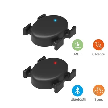 2 бр. об./мин. Скорост на Каране на Мотор и Сензор за Честотата на Въртене на Bluetooth 5,0 ANT + Безжичен Монитор на Честотата на Въртене и за отделяне Мотора и Водоустойчив IP67